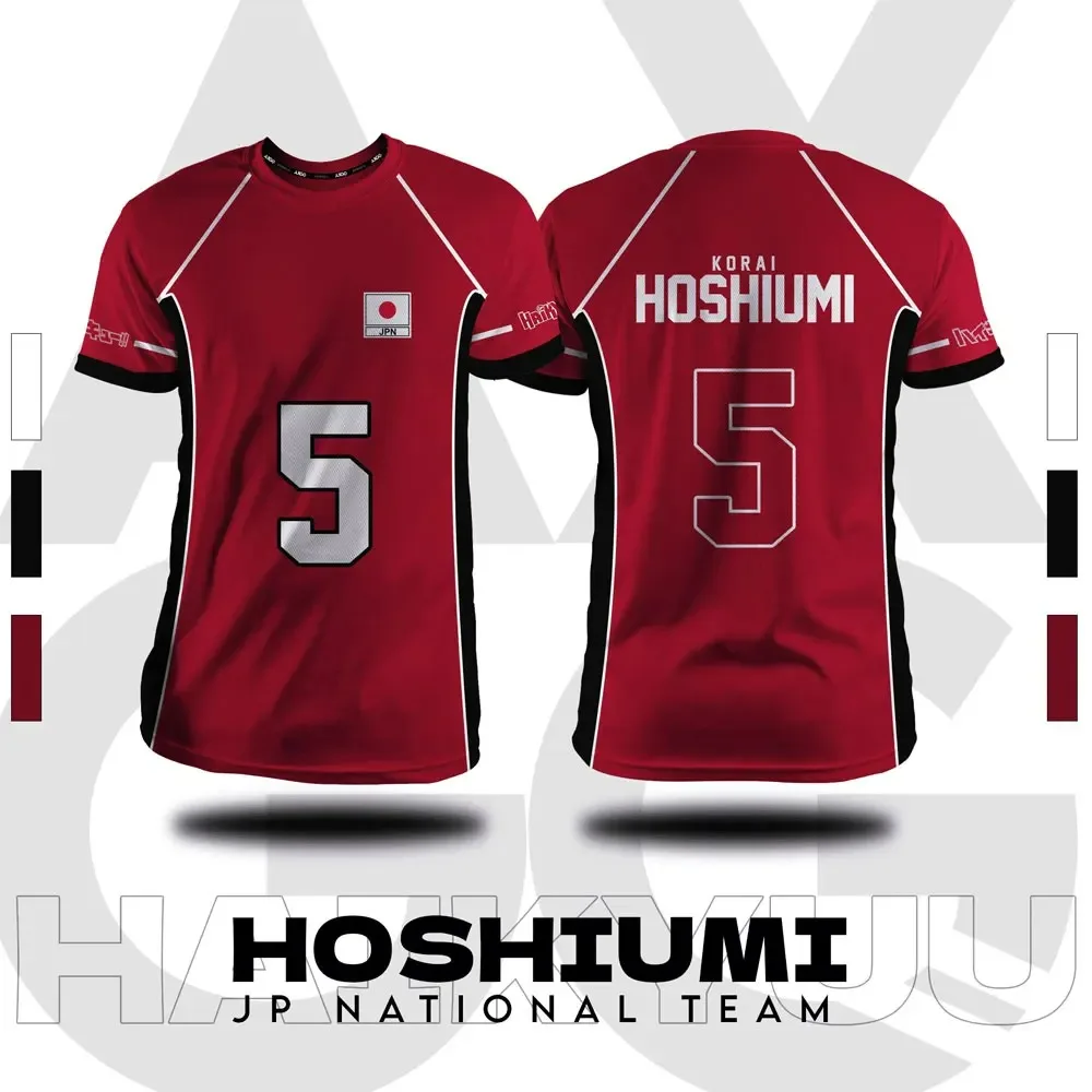 T Shirts Haikyuu Fukurodani Anime Cosplay Men Women Summer