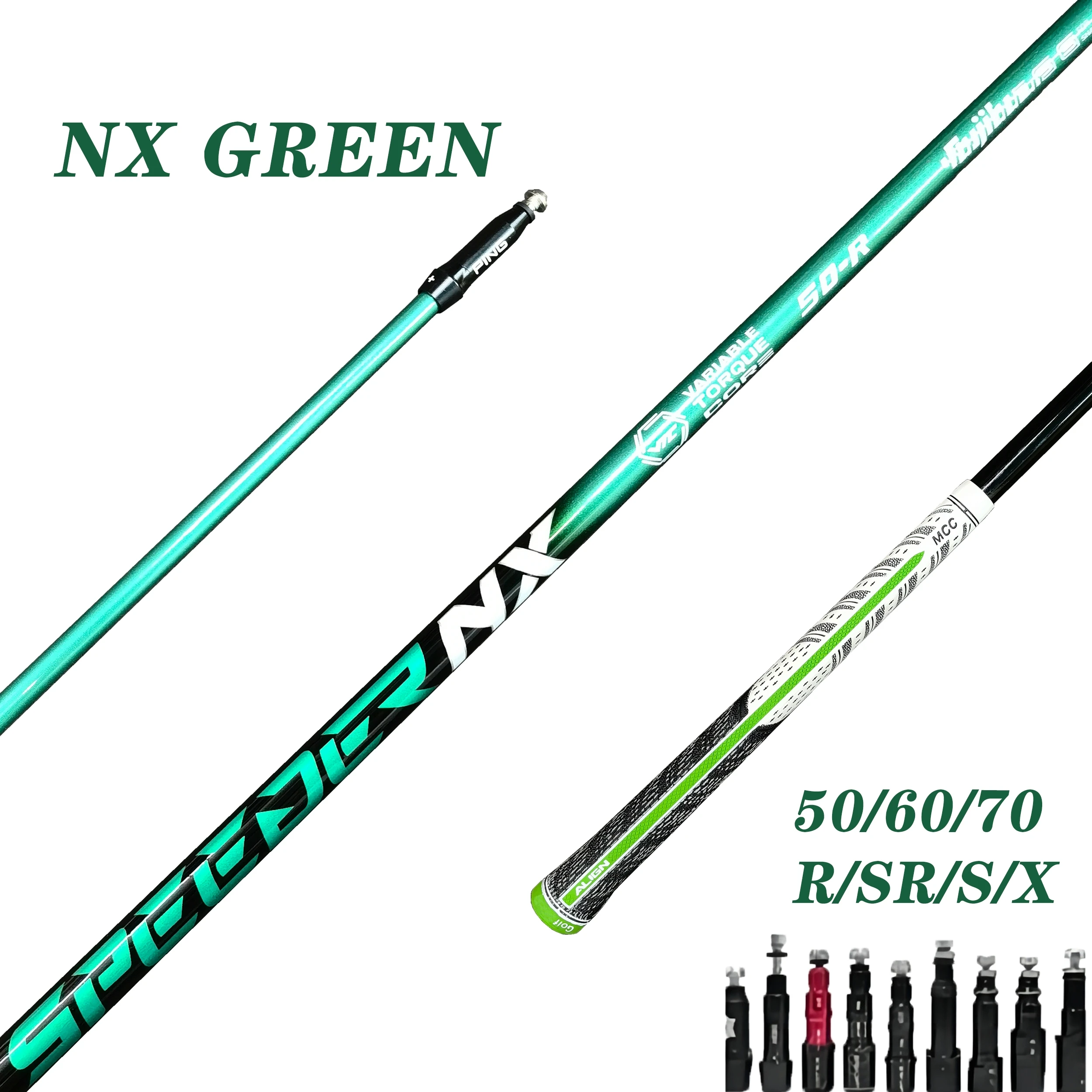

Golf Driver Club Shafts SPEEDER NX GREEN Golf Shaft Flex 5/6/R/SR/S Graphite Shaft Free Assembly Sleeve And Grip