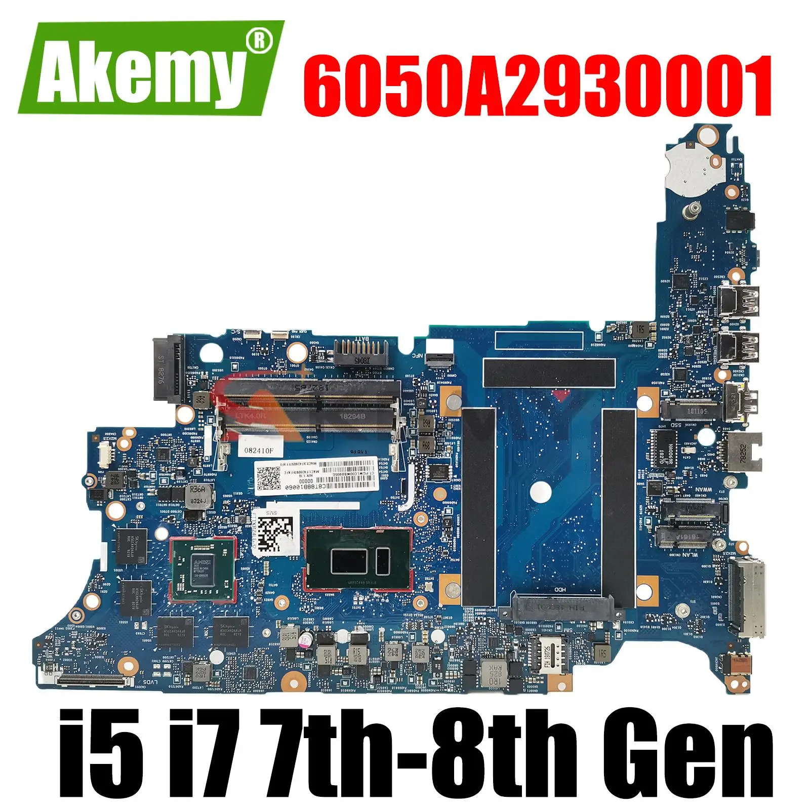 

For HP ProBook 650 G4 Laptop Motherboard 6050A2930001-MB-A01 L24851-601 L27307-601 L24847-601 L24848-601 L24853-601 Full Tested