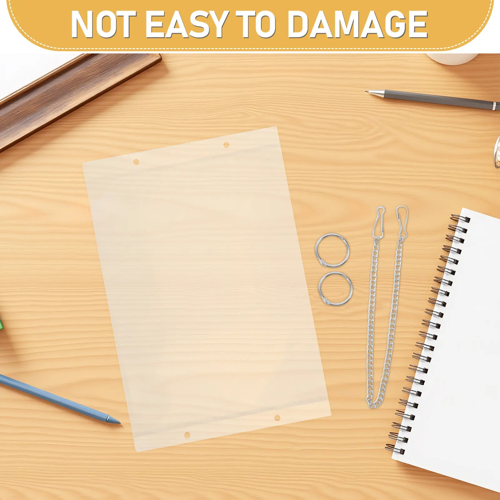 1세트 투명 걸이형 가격표시 카드 디스플레이 가방 A5 측면 로딩 라벨 포켓 슈퍼마켓 포스터 걸이형 디스플레이 파우치 소매점용