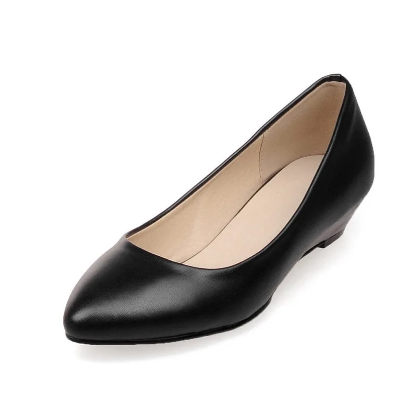 

Женские туфли на низком каблуке 3 см, элегантные туфли-лодочки из искусственной кожи, острый носок, цвет черный/белый