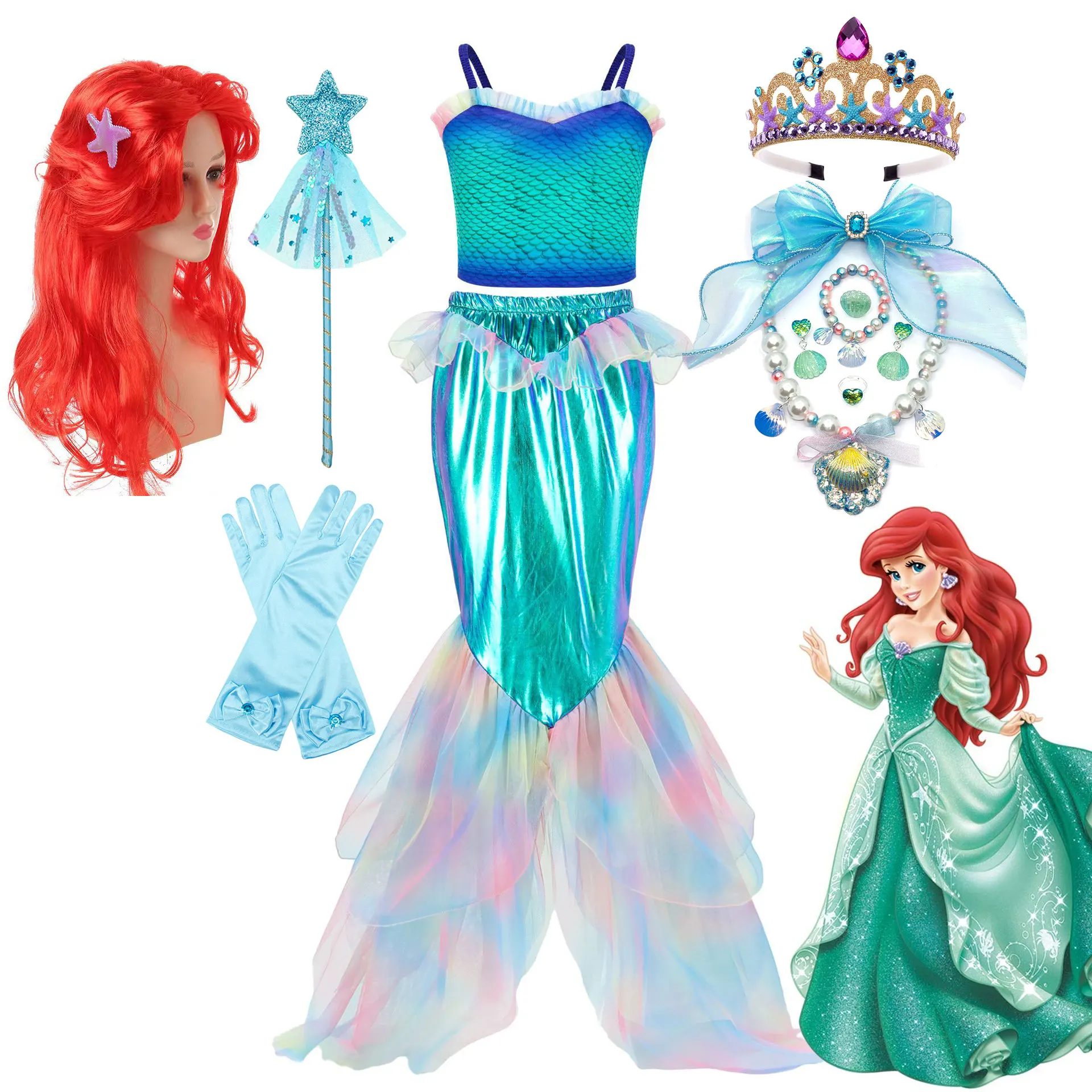 strapless open back dress BUNDLE - Disney Princess Dress Machine Embroidery Design. BONUS main image 1