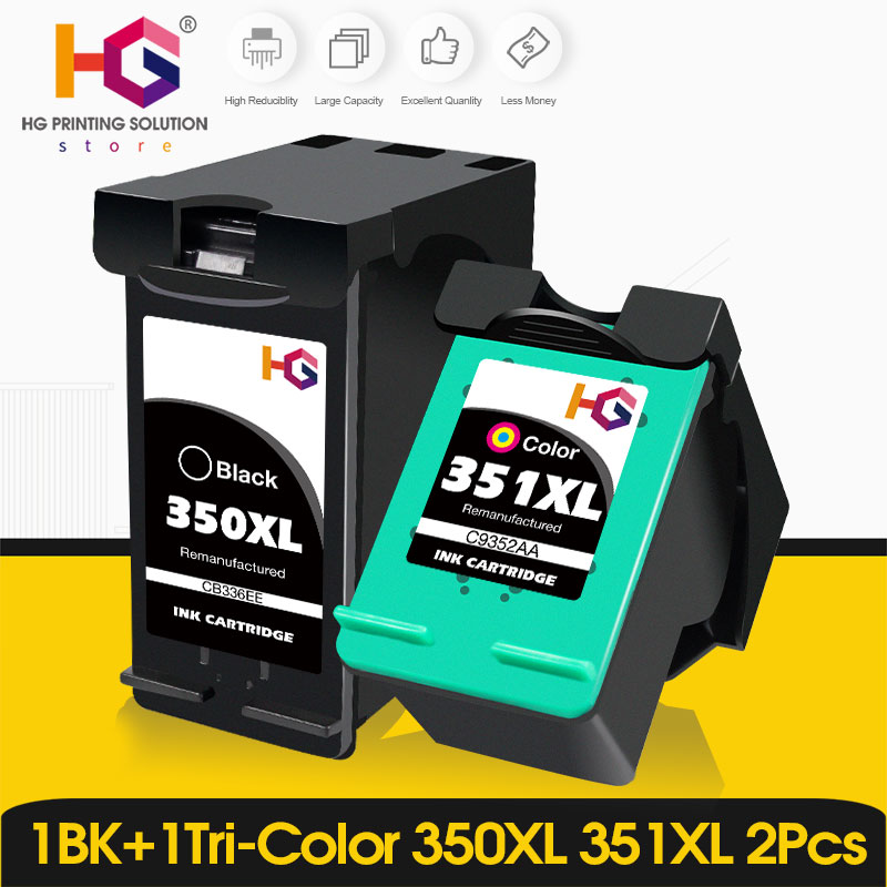 Remanufactured For HP 350 351 HP 350XL 351 XL Ink Cartridge For HP Photosmart C4275 C4280 C4283 C4285 C4293 C4294 Printer