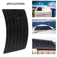 panneau solaire flexible, kit de panneau solaire avec chargeur de batterie 500-2000 W 12-48 V ; Convient aux camping-cars, aux yachts, aux camping-cars domestiques et aux toits. 5