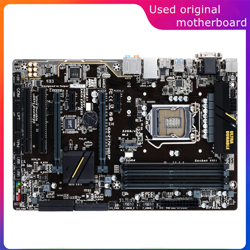 

Б/у материнская плата LGA 1151 для Intel Z170, USB, SATA3, DDR4, 64 ГБ