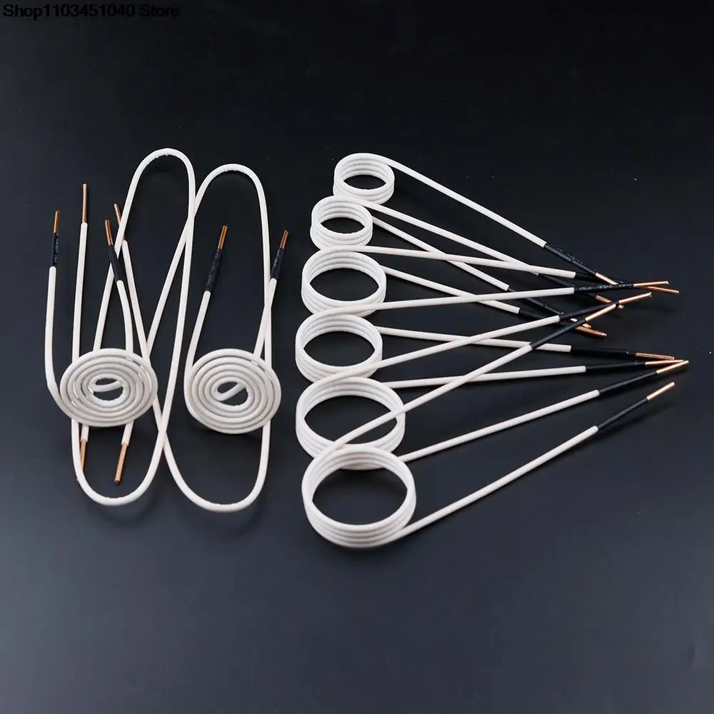 8/10Pcs Mini Magnetic Heater DIY Induction Coils Induction Coil Ductor Magnetic Heater Kit Flameless Heat Accessories