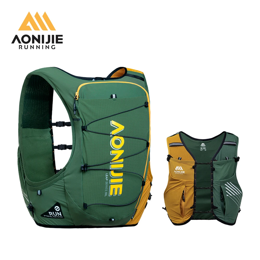AONIJIE C9116-10L Hydration Pack Backpack High Capacity Marathoner Running Race Hydration Vest Lightweight for Men and Women