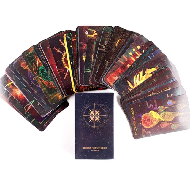 1 Boîte Cartes de Tarot Oracle Carte de Jeu Famille Fête Prophétie  Divination Jeux de Société