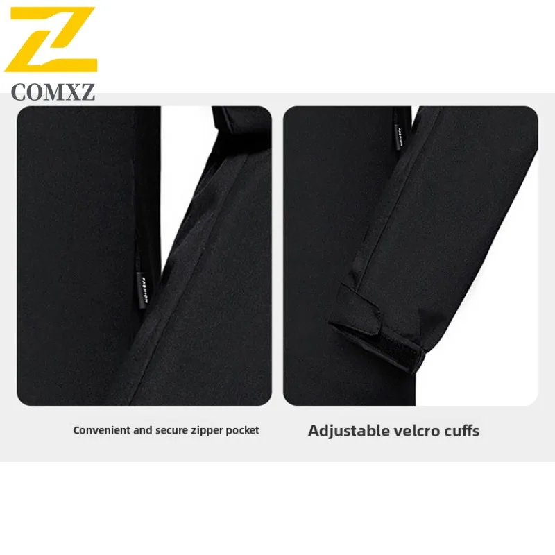 COMXZ Urban Men Jacket New Fashion Hooded Hiking Travel Lightweight Motorcycle Jacket Premium Outdoor Windproof Autumn Clothing