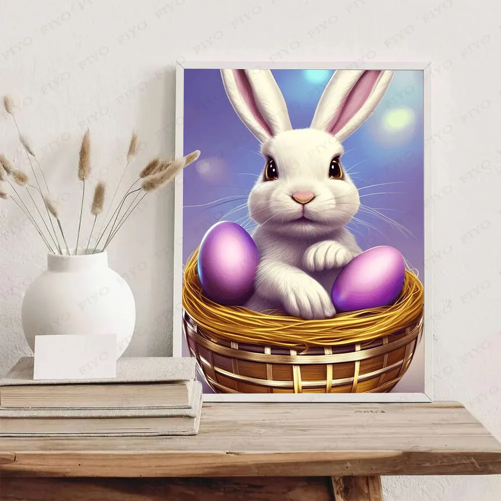 FIYO Diamond Painting Flower Rabbit Animal Mosaic Easter Egg and Bunny  Cross Stitch Kit Diamond Embroidery Wall Art Home Decor - AliExpress