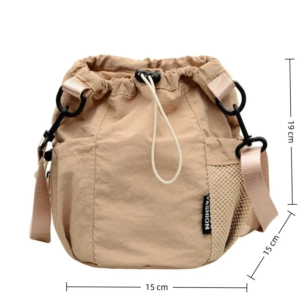 Fashion Single Shoulder Shoulder Bag Nylon Lightweight Small Bag Solid Color Women's Bag Outdoor