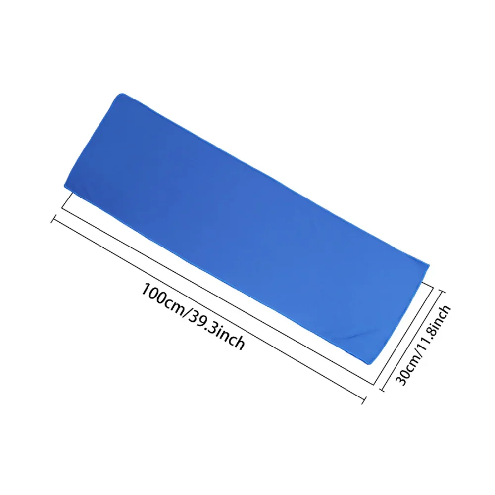 Eco-Friendly Microfiber Cooling Towel Pure Color Modern Design for Outdoor Sports Travel Gym Exercise