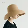 Straw Hat Women Summer Big Brim Travel Sunscreen Hepburn Wind Visor Holiday Beach Hat Foldable Versatile Hat Women 1