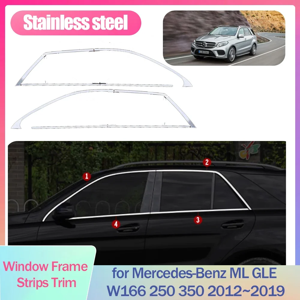 Mercedes A Class W177 Black Window Trims 2019-2025 Blackout Dechrome Night Package