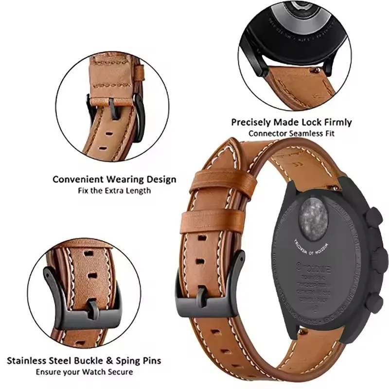 Elegant Leather Strap Wristband Bracelet
