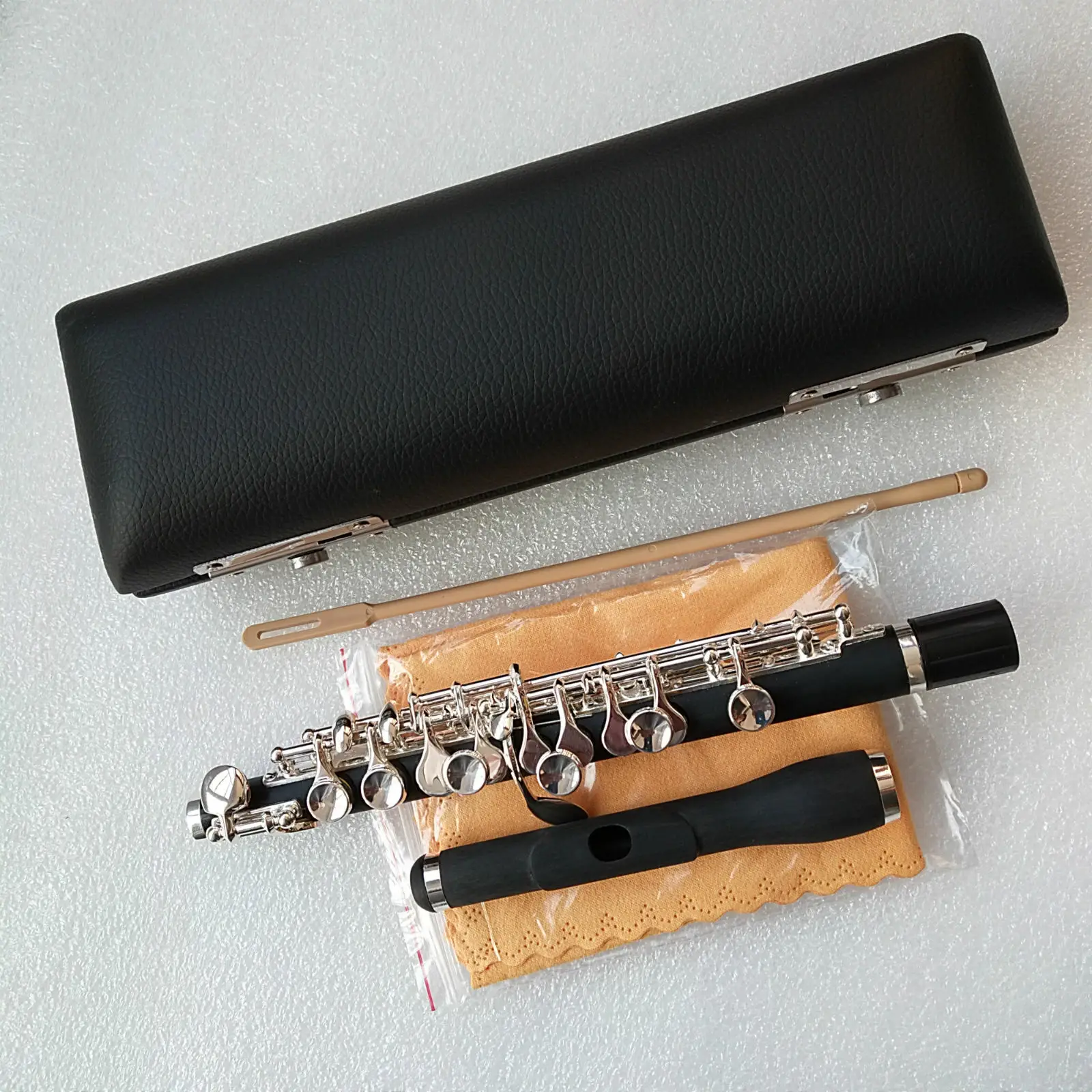 Piccolo C Key Silver Plated Composite Wood piccolo accessories flute instrument wind music instrument