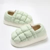 Womens Mens Winter Warm Cotton Padded Slippers Thick Sole Down Waterproof Snow Boots Female 2024 Non Slip Platform Ankle Botas 5