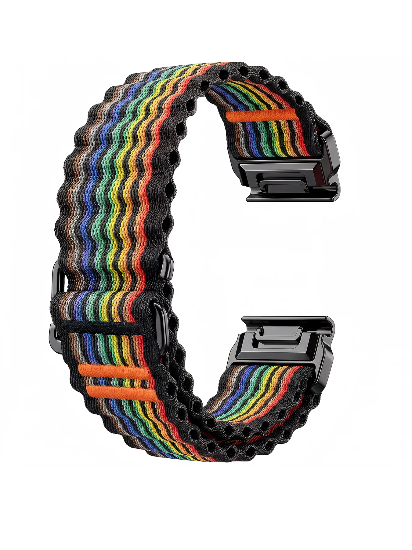 Two-Tone Nylon Strap for Garmin Watches - QuickFit 20, 22, 26mm