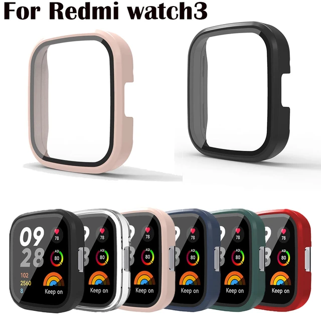 2in1 Full Protective Case For Redmi Watch 3 Screen Protector Cover For  Xiaomi Mi watch lite 3 case Shell +tempered glass Film - AliExpress