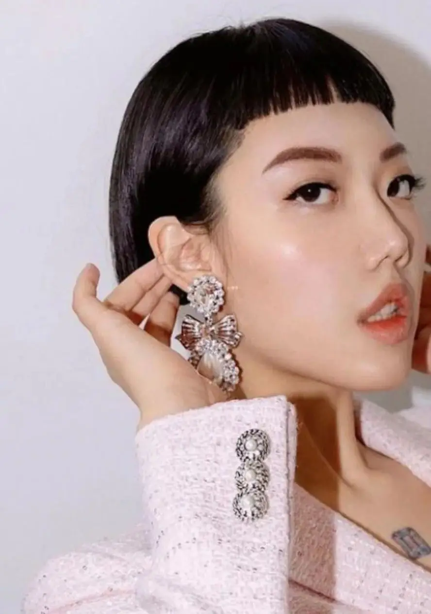 Earrings Light Luxury Vintage Bow Drop Ear Clip For Women Aretes De Mujer Pendientes Boucle D’Oreille Orecchini Clip De Oreja