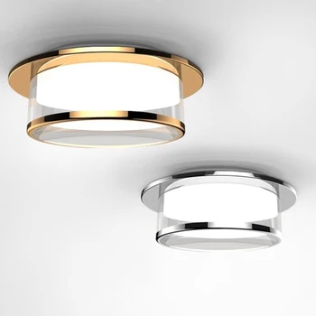 세련된 스테레오 LED 다운라이트 5W 7W 9W 12W 15W 110V/220V 조광 가능한 매립형 스포트라이트, 침실 주방 실내 다운 라이트 램프