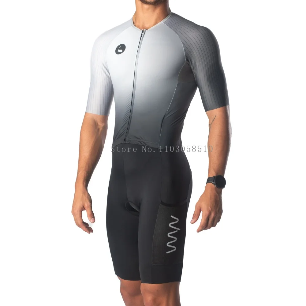 Cycling Suit Wyn Republic Triathlon Suit Men Cycling Short Sleeve Quick Dry Jumpsuit Trisuit skinsuit Bicycle Equipment Mono Ciclismo Hombre