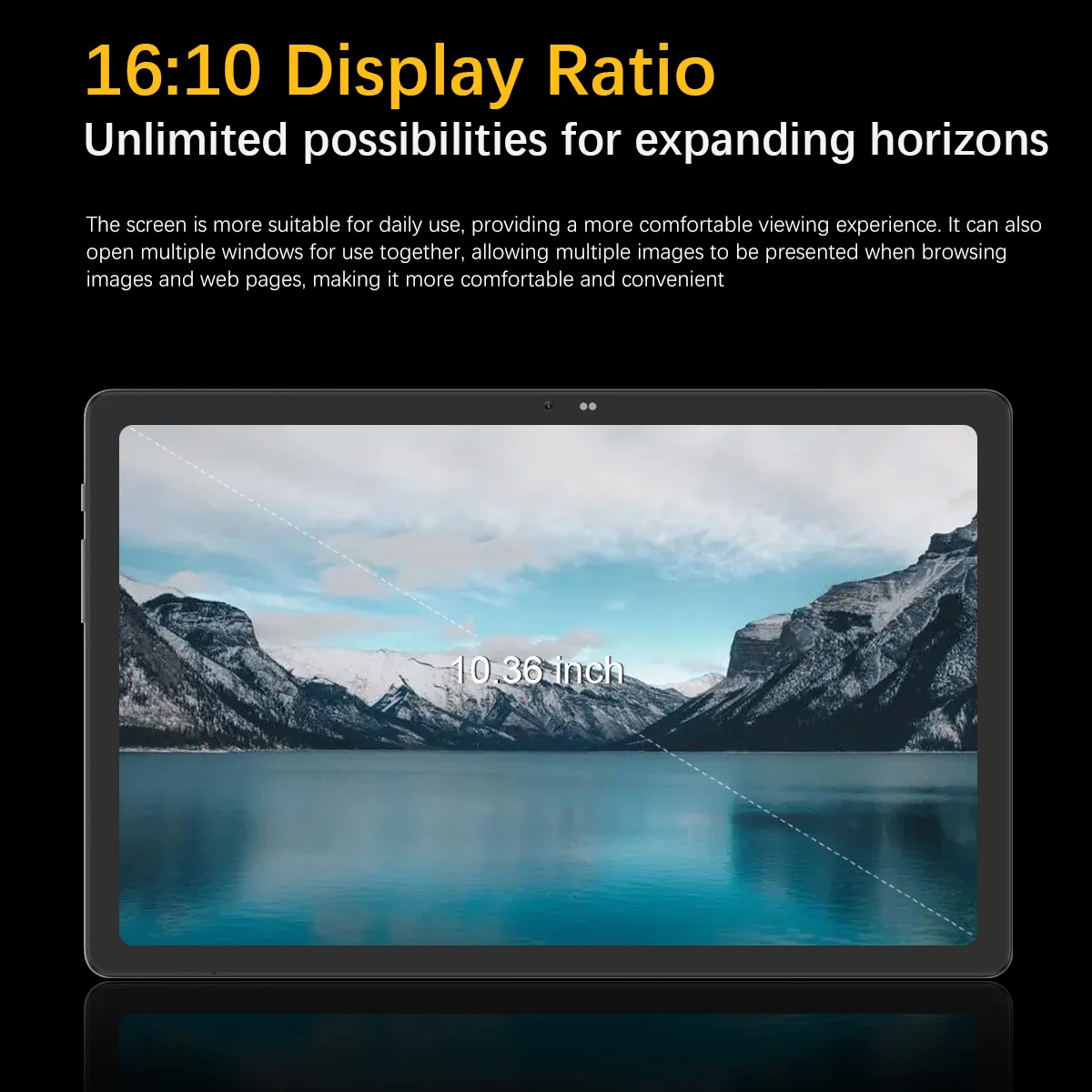 CRELANDER 10.1インチ Androidタブレット 本体 Tablet Crelander 10.1 Android 13 12 GB+512 GB 4G LTE rosa