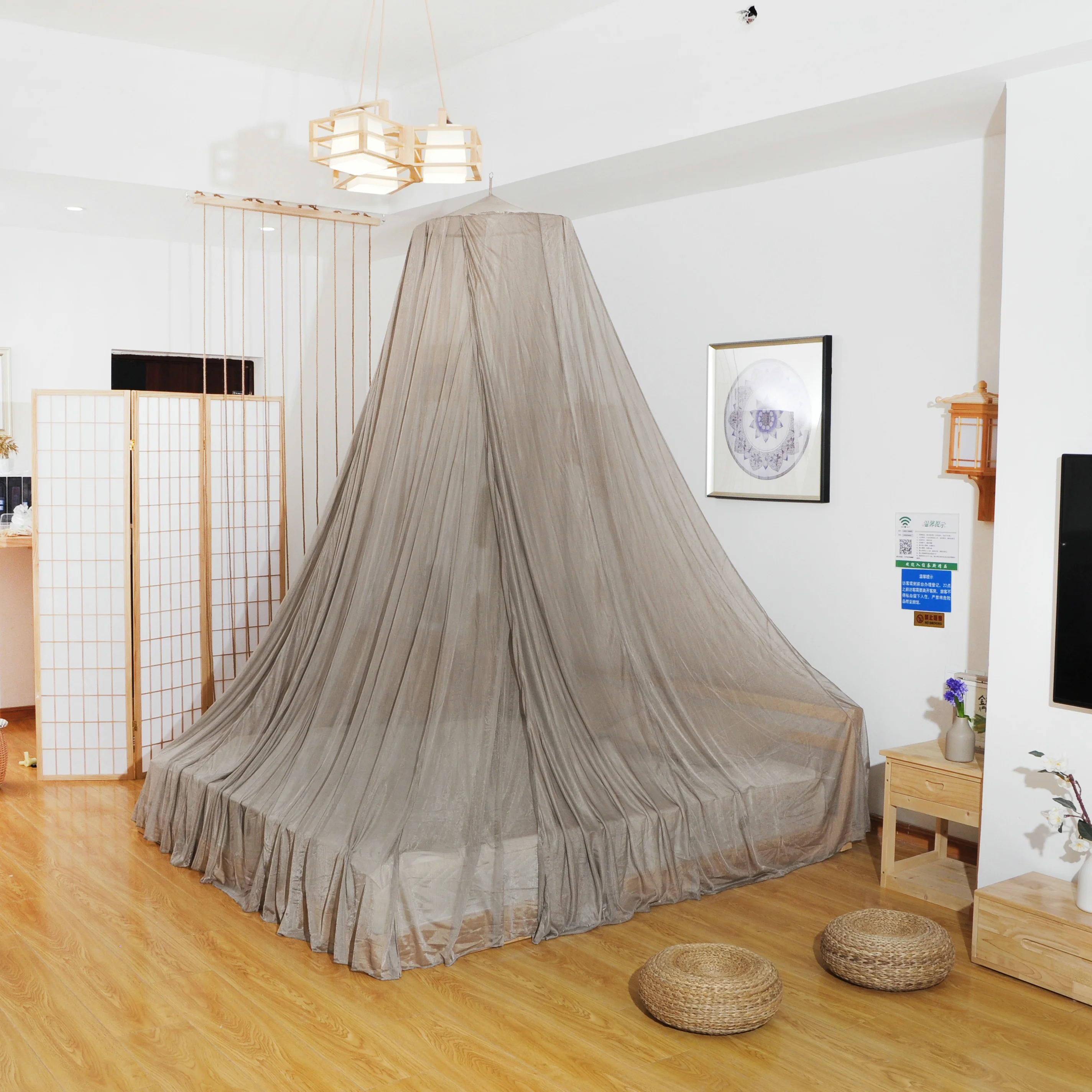 

Block EMF Anti Radiation Silver Mesh Fabric Mosquito Net RFID Shielding Bed Canopy