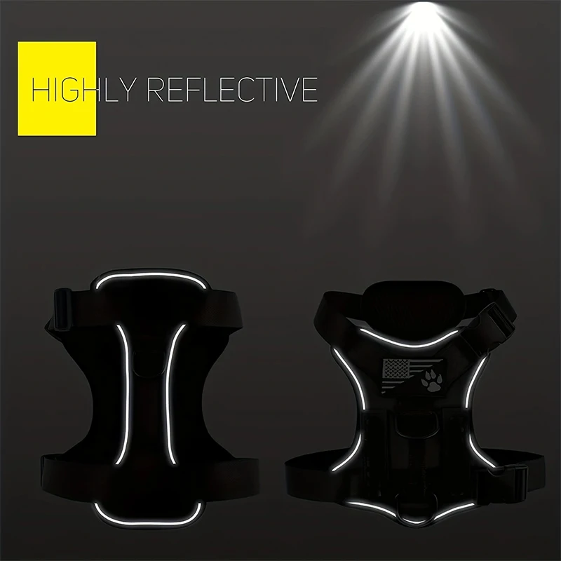 Reflective Service Dog Vest Harness 4