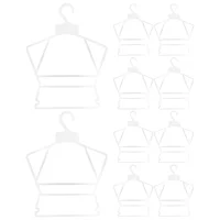 10 Pcs Children's Suit Hanger Kids Hangers Baby Clothes Clothing Support Newborn Plastic 1
