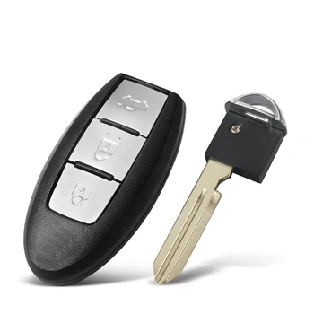 10 pezzi Chiave telecomando per Nissan Cube Juke Versa Note x-trail Qashaqai Sunny Juke Altima TIIDA Murano Maxima Old 4BTN - KEYYOU 10 pezzi portachiavi auto per Nissan Cube Juke Versa Note x trail Qashaqai Sunny