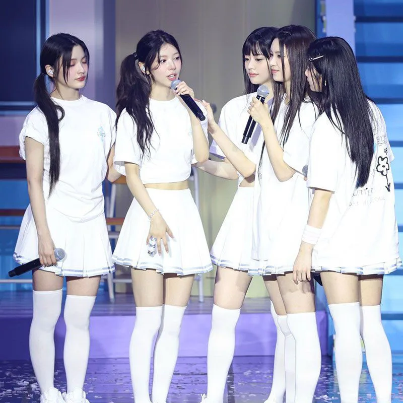 2025 ILLIT GLITTER DAY World Tour Oversized T Shirt Korean Fashion