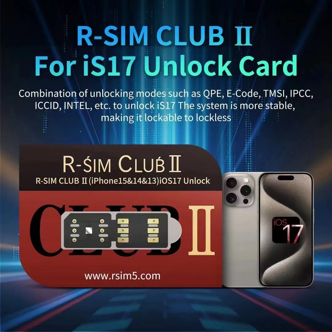 R-SIM CLUB2 V7 QPE ESIM for IP15 12 13 14 15 16 All ESIM Phone