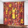 PokéMon Pikachu Printed Curtains For Living Room Bathroom Living Room Bedroom Blackout Curtains Drapes Dustproof Cartoon Cute 1