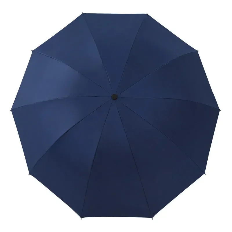 Extra Large Double Sun Umbrella Folding Black Rubber Sun Umbrella