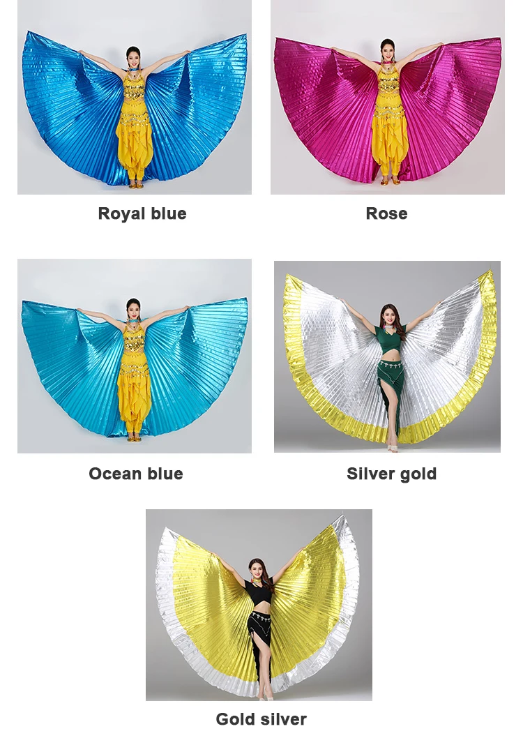 Isis Wings Belly Dance Costume Prop In Red At - Foto 12