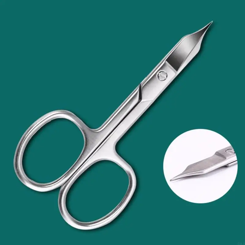 50LD Stainless Steel Curved Scissors Manicure Pedicure Grooming Tool Scissors for Professional Finger & Toe Care 5