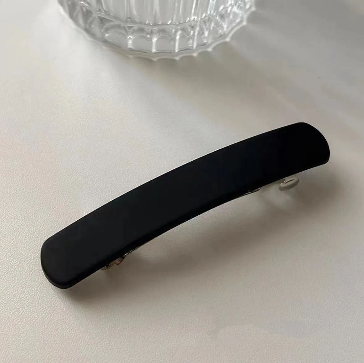 Elegante matte haarclip voor dames sterke grip haaraccessoire_voghion.com