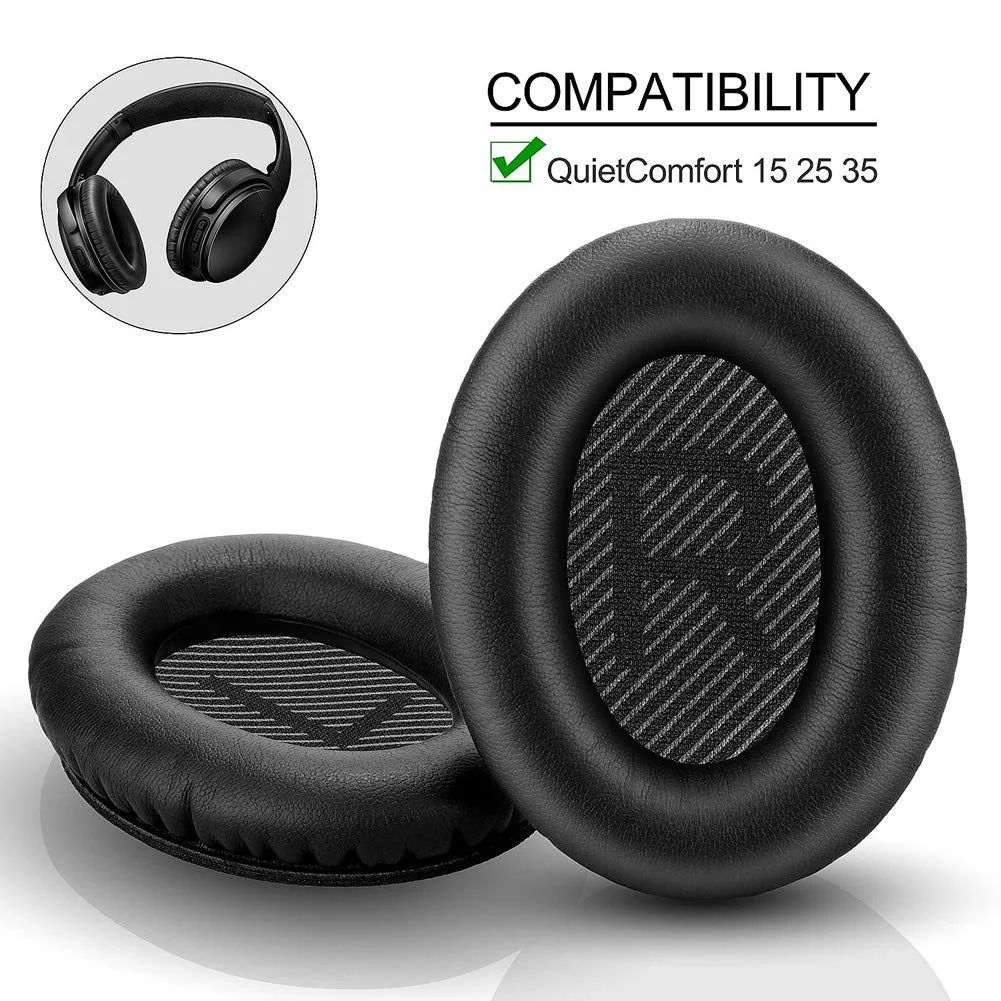 

1Pair Replacement Earpads Ear Pads Cushion Cover Repair Parts For Bose QC35 QC35ii QuietComfort 35 Headphones