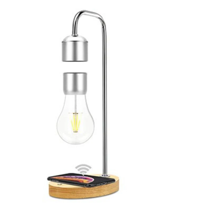 Maglev desk lamp, wireless charging UFO desk lamp, suspended Bluetooth speaker, suspended eternal flower