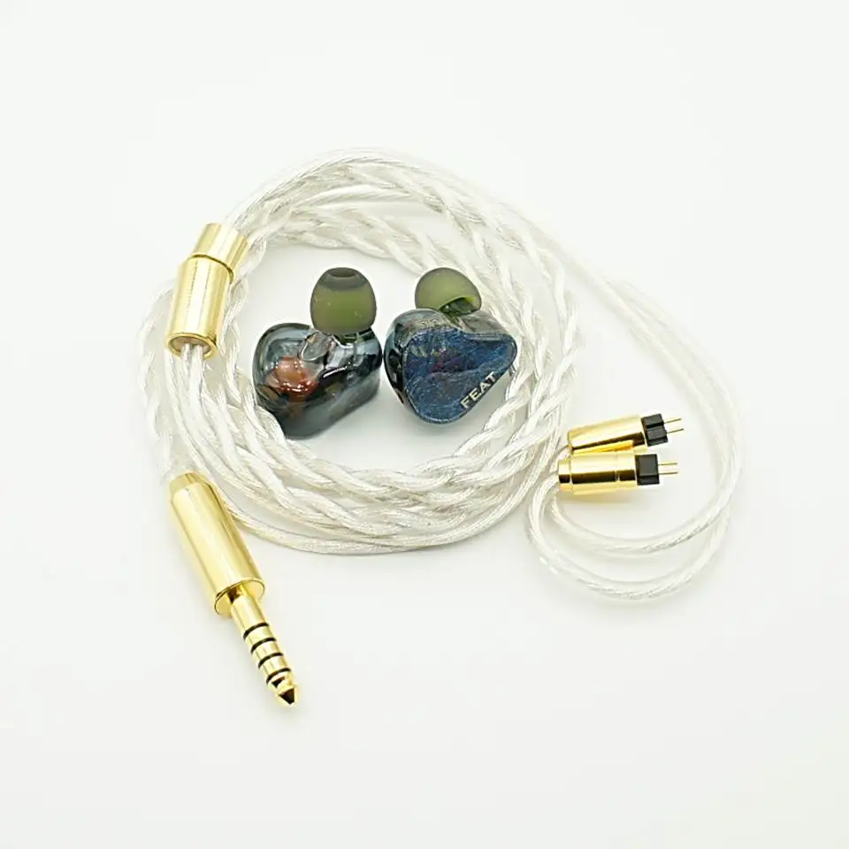 TANSIO MIRAI Feat 2BA + 2DD Hybrid 2Pin 0.78mm HiFi Audiophile In-ear Earphone IEMs 4