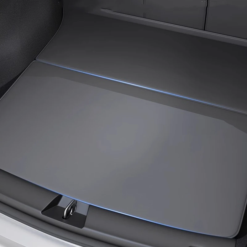 Für Tesla Model Y Juniper Kofferraummatte Vollständige Abdeckung Beidseitige Kofferraumschutzauflagen Rückenlehnen-Schutzpolster Laderaumauskleidung Anti-Schmutz-Matte – Detail 12