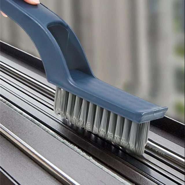 New bathroom cleaning brush gap brush two-in-one small clip hair window cleaning  brush kitchen multifunctional brush - AliExpress