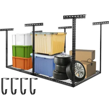 Rengue 4 x 8 FT Overhead Garage Storage Rack 1