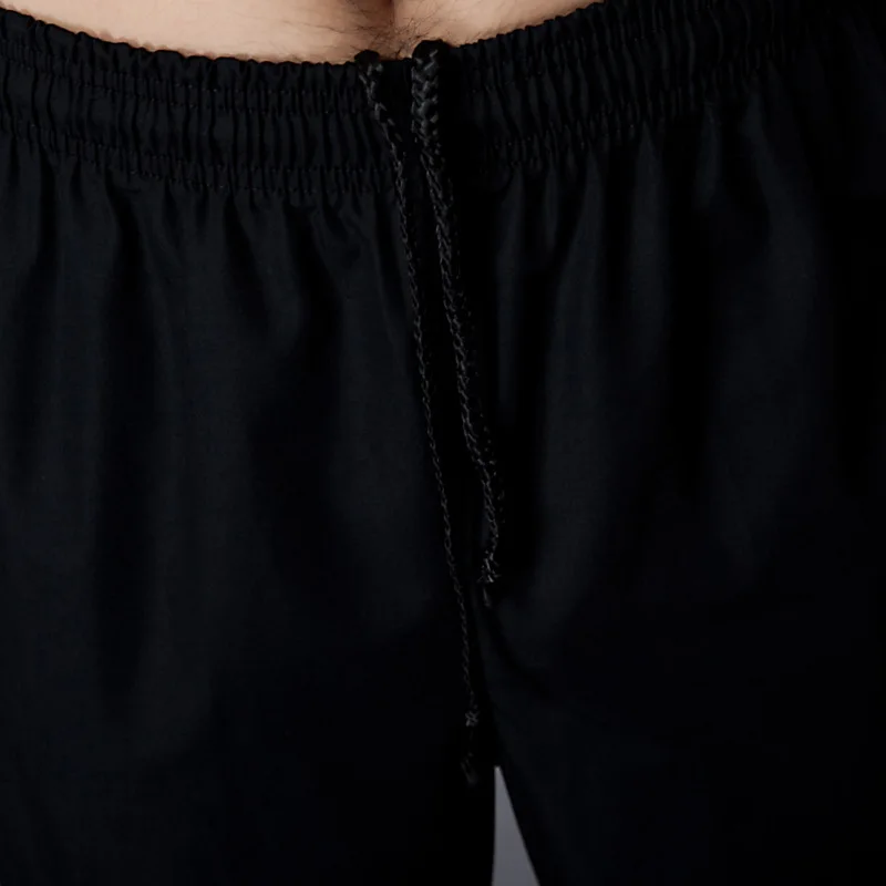 Supply Chef's Pants Black Full Trousers with an Elasticated Waist plus-Sized plus-Sized Size Back Pocket Stain-Resista