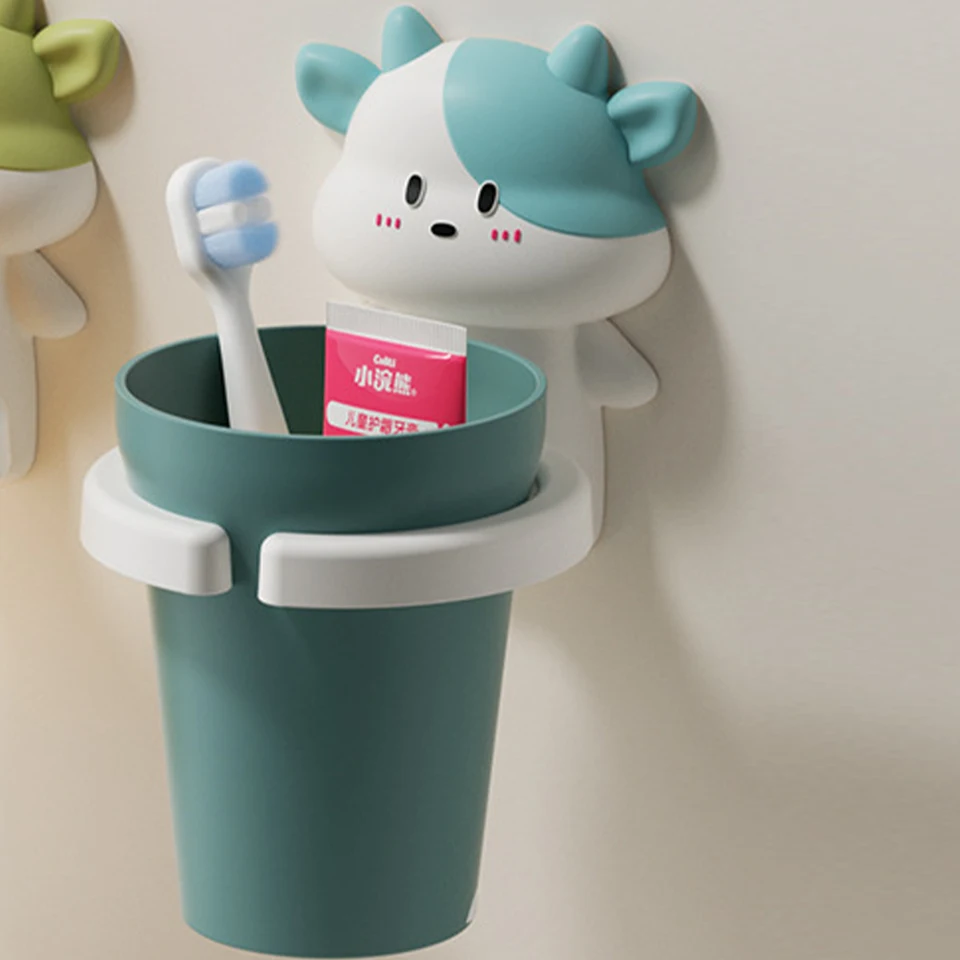 1pc Baby Toothbrushing Cup Bathroom Supplies Kids Toothbrush Holder Wall  Mount Paste Safe Non-toxic Wash Cup Strong Anti-Fall - AliExpress, image size:960x960