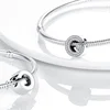 Silver 925 Charms Original Fit 3mm Original Bracele Silver Classic 26 Letters Beads Diy Charm For Women Jewelry 2