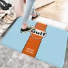 Gulf Racing Car Entrance Door Mat Washable Non-Slip Living Room Sofa Chairs Area Mat Kitchen Welcome Doormat 1