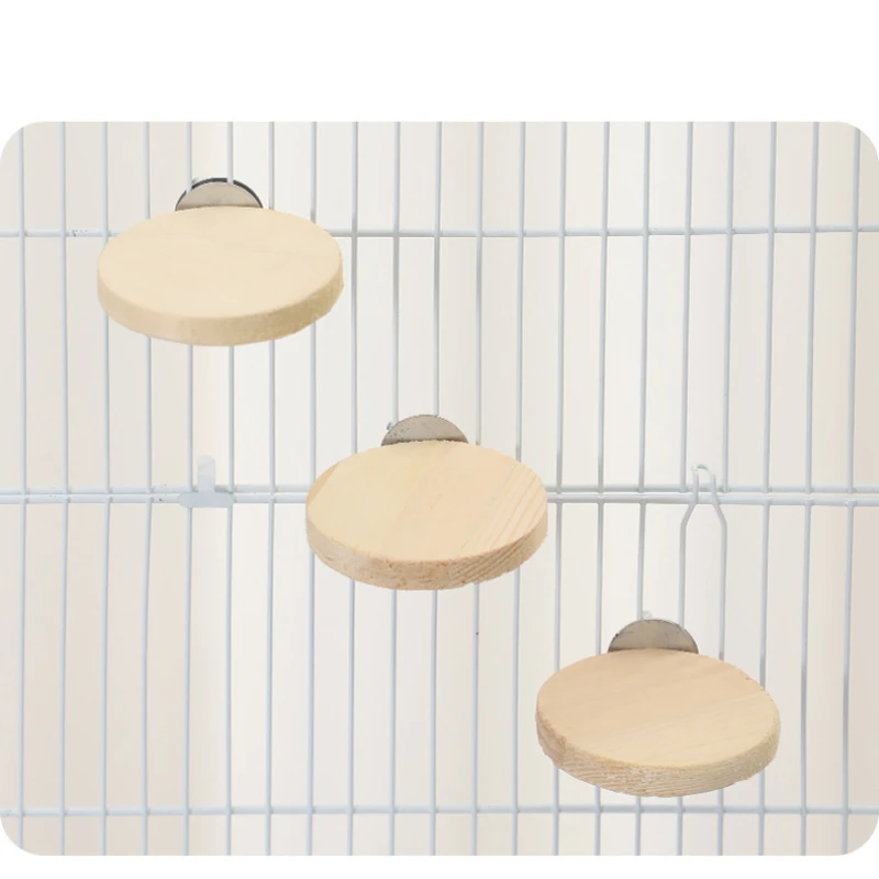 Wooden Cage Platform Set 3