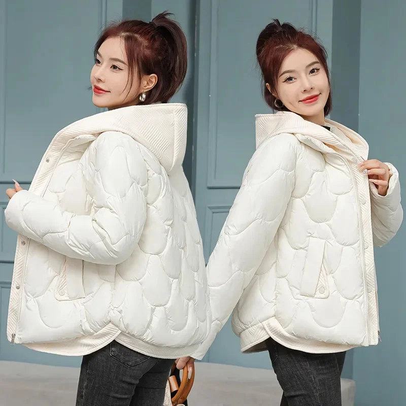 Winter Women Jacket Parkas Coat 2023 New Thick Warm Padded Coat Female Winter Outwear Loose Jacket Parkas Snow Wear Outwear 2